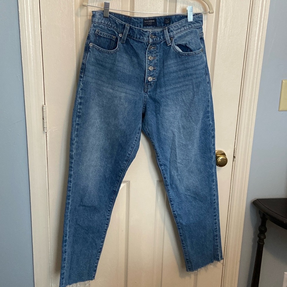 Lucky Brand Highrise Mom Jean Drew